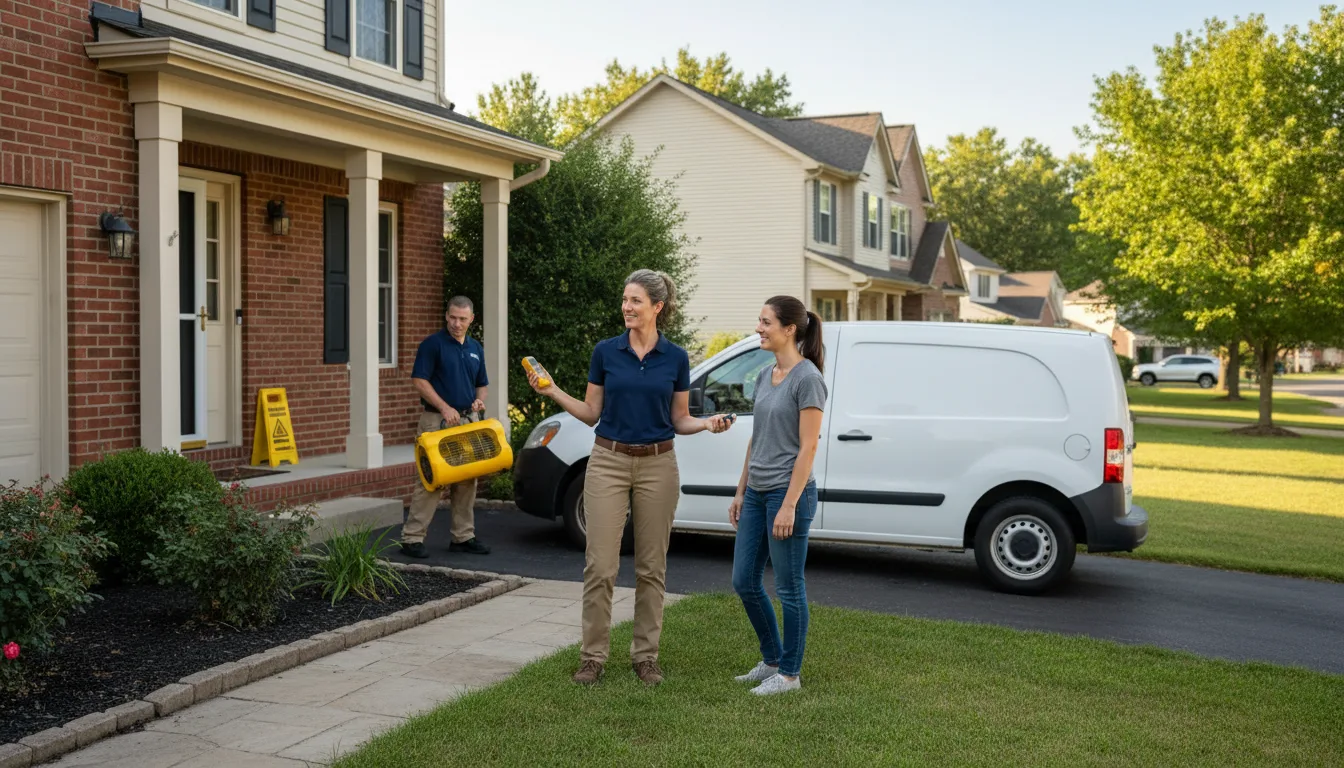 Residential water damage restoration in Forks Of Salmon, CA